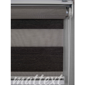 Antrasit Merian  Zebra Perde  Ykz6900 130x220 cm