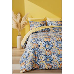 Mandala Desenli Tek Kişilik Nevresim Takımı Pamuklu