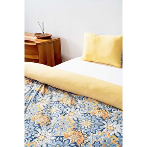 Mandala Desenli Tek Kişilik Nevresim Takımı Pamuklu