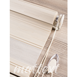 Krem Merian  Zebra Perde  Ykz6100 120x220 cm