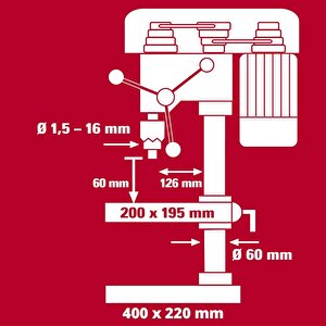 Tc-bd 630/1 630w Sütunlu Matkap - 4520597