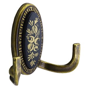 Duvar Vestiyer Askısı Metal Dolap Elbise Havlu Askılığı Antik Sarı Askı askılık 4 Adet