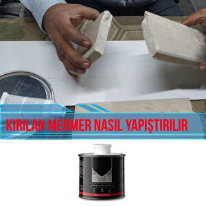 Mermer Granit Taş Fayans Çini Mozaik Beton Ahşap Yapıştırıcısı Polyester Sentetik Reçine 1000 Gram