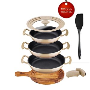 Bri̇oni̇ Try Cook 7 Parça Sahan Seti̇ Bej