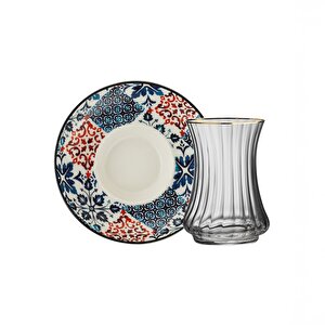 1898 Lizbon Optik 12 Parça 6 Kişilik Çay Seti 150 Ml Ar263785