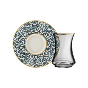 Sandro Moreno 1453 Şangay Gold 12 Parça 6 Kişilik Çay Seti 110 Ml Ar210363