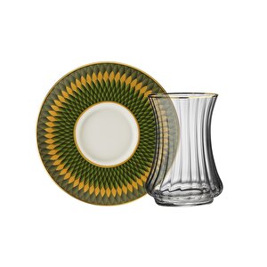 1453 Farfar Optik 12 Parça 6 Kişilik Çay Seti 110 Ml Ar263716