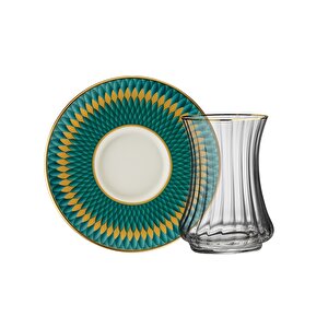 1453 Farfar Optik 12 Parça 6 Kişilik Çay Seti 110 Ml Ar263716