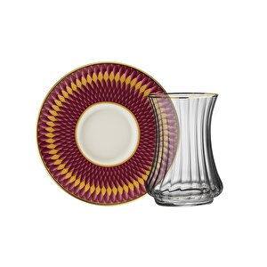 Sandro Moreno 1453 Farfar Optik 12 Parça 6 Kişilik Çay Seti 110 Ml Ar263716