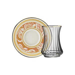 Sandro Moreno 1453 Şal Optik 12 Parça 6 Kişilik Çay Seti 110 Ml Ar263747