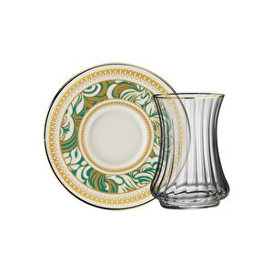 Sandro Moreno 1453 Şal Optik 12 Parça 6 Kişilik Çay Seti 110 Ml Ar263747