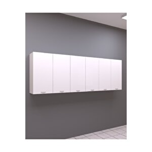 210luk Üst Modül, Mutfak Dolabı, Çok Amaçlı Dolap, Ki̇ler Dolabı 70x210 cm
