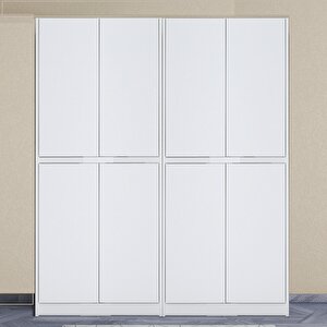 Voltra Beyaz Çok Amaçlı Dolap, Elbi̇se Dolabı, Mutfak Dolabı, Ayakkabılık Dolabı, Ki̇ler Dolabı