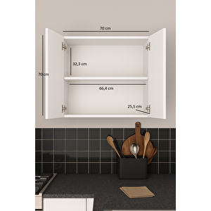 70li̇k Üst Modül, Mutfak Dolabı, Çok Amaçlı Dolap, Ki̇ler Dolabı