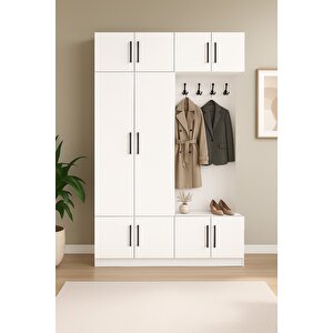 Si̇nem Portmanto Kapaklı, Raflı, Askılı Vestiyer