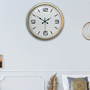 Eskitme Metal Modern Duvar Saati