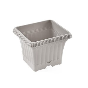 So-ob00 Dekoratif Ova Balkon Saksı 2.2 Litre No 0 Kirli Beyaz
