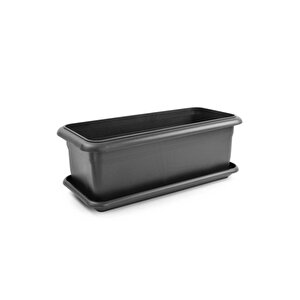 So-v692 Tabaklı Villa Bahçe Saksı Takımı 62 Litre No 2 Antrasit