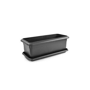 So-v691 Tabaklı Villa Bahçe Saksı Takımı 39 Litre No 1 Antrasit