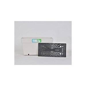 Omnipazar So-yb01a Dekoratif Askılı Yalı Balkon Saksı 6.5 Litre No 1