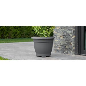 So-vhs8 Dekoratif Vaha Saksı İç Ve Dış Mekan 54 Litre No 8 Antrasit