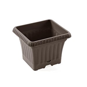 So-ob00 Dekoratif Ova Balkon Saksı 2.2 Litre No 0 Moka 8175