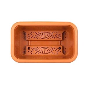 Omnipazar So-hb01a Askılı Hasır Desen Balkon Saksı 6.5 Litre No 1