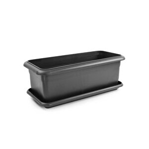 So-v693 Tabaklı Villa Bahçe Saksı Takımı 95 Litre No 3 Antrasit
