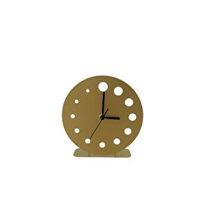 Masa Saati Ofis Masa Saati Ev Masa Saati Sessiz Masa Saati Daire Rakamlı Masa Saati Dekoratif Masa Saati Gold