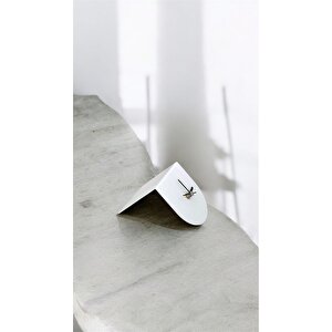 Metal Masa Saati Masa Saati Minimal Masa Saati Dekoratif Masa Saati Mat Beyaz