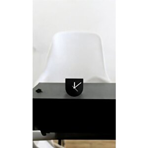 Metal Masa Saati Masa Saati Minimal Masa Saati Dekoratif Masa Saati Mat Siyah