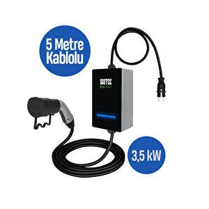 Ev 3,5kw 16a Taşınabilir Elektrikli Araç Şarj Cihazı