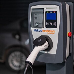 22kw 3 Faz 32a Tip 2 Soketli Elektrikli Araç Şarj İstasyonu Duvar Tipi