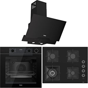 Fryart Artline Steam Qep64cs - Sc405-wfa - D063-sa 9 Prog. Dijital Turbo Ank. Set - Siyah