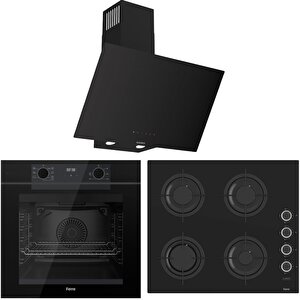 Fryart Artline Qep63cs - Cs205-fa - D077-sa 7 Prog. Dijital Turbo Ank. Set - Siyah