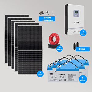 3kw Hazır Solar Paket Kolay Kurulum(maksi̇mum Paket)