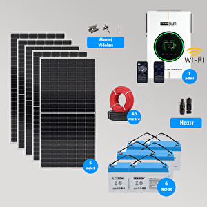CKS ENERJI 4kW Hazır Solar Paket Kolay Kurulum (MAKSİMUM PAKET)
