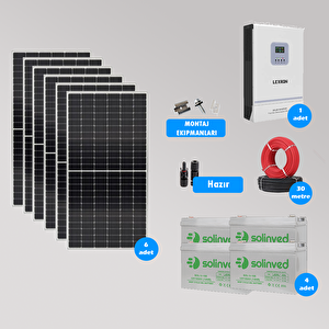6.2 Kw Hazır Solar Paket Kolay Kurulum(orta Paket)