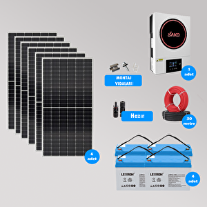 CKS ENERJI 6.2 kW Hazır Solar Paket Kolay Kurulum (ORTA PAKET)