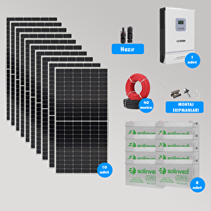 6.2 Kw Hazır Solar Paket Kolay Kurulum(maksi̇mum Paket)