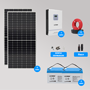 3kw Hazır Solar Paket Kolay Kurulum(mi̇ni̇mum Paket)