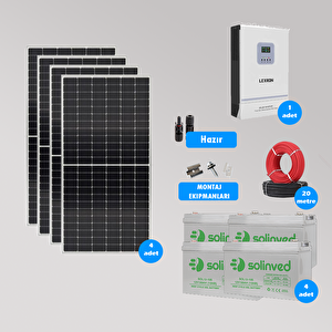 6.2 Kw Hazır Solar Paket Kolay Kurulum(mi̇ni̇mum Paket)