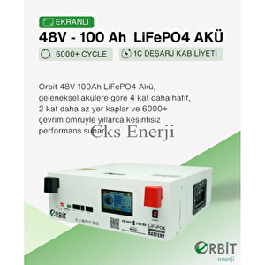 48v 100ah Kasa Tipi Lityum Akü Lifepo4 Batarya