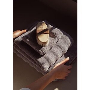 Fine Cotton Gri Banyo Havlusu 140x70 Cm