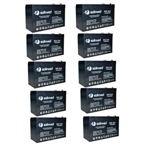 12v 9ah Ups Ve Alarm Aküsü 2 Yıl Garantili (10 Adet)