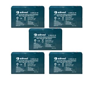 12v 14ah Vrla Tipi Elektrikli Bisiklet Aküsü 2 Yıl Garantili (5 Adet)
