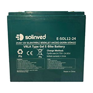 12v 24ah Vrla Tipi Elektrikli Bisiklet Aküsü 2 Yıl Garantili (10 Adet)