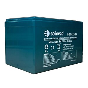 12v 14ah Vrla Tipi Elektrikli Bisiklet Aküsü 2 Yıl Garantili