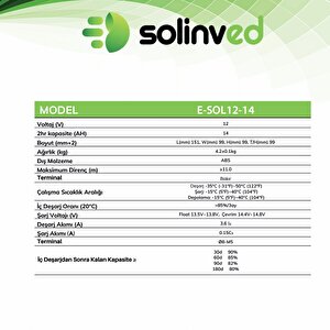 12v 14ah Vrla Tipi Elektrikli Bisiklet Aküsü 2 Yıl Garantili
