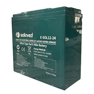 12v 24ah Vrla Tipi Elektrikli Bisiklet Aküsü 2 Yıl Garantili